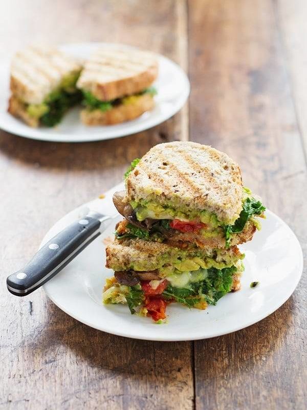 Avocado Veggie Panini-JinchYum